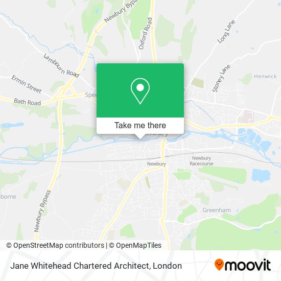Jane Whitehead Chartered Architect map