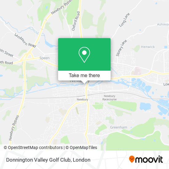 Donnington Valley Golf Club map