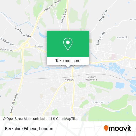 Berkshire Fitness map