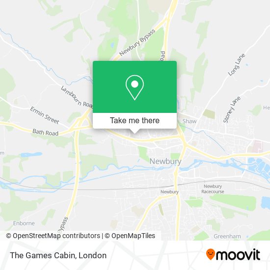 The Games Cabin map