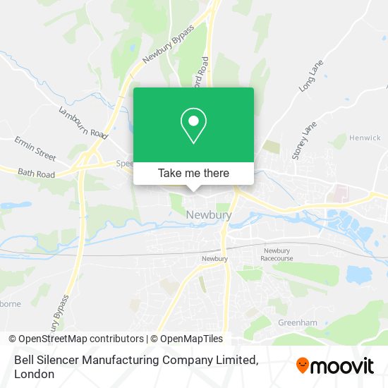 Bell Silencer Manufacturing Company Limited map