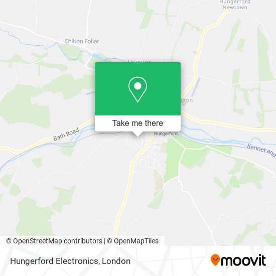 Hungerford Electronics map
