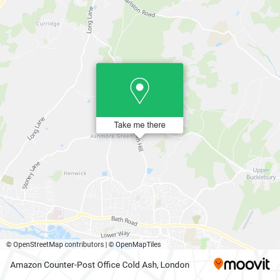 Amazon Counter-Post Office Cold Ash map