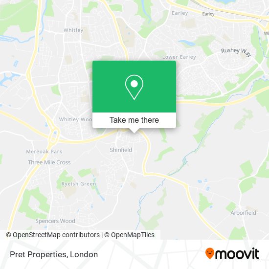 Pret Properties map