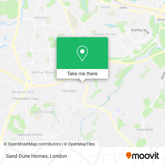 Sand Dune Homes map