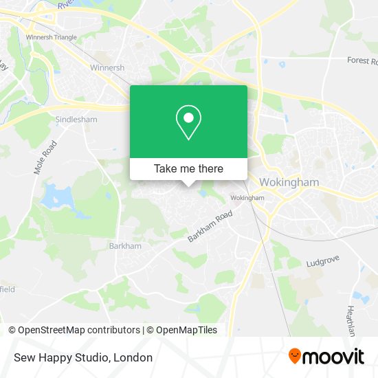 Sew Happy Studio map