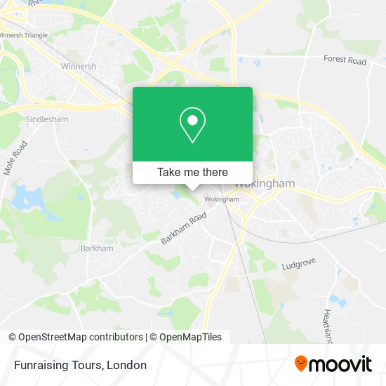 Funraising Tours map