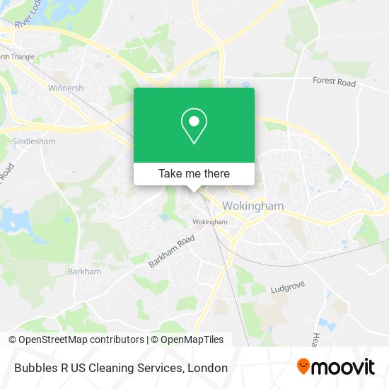 Bubbles R US Cleaning Services map