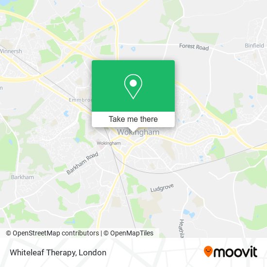 Whiteleaf Therapy map