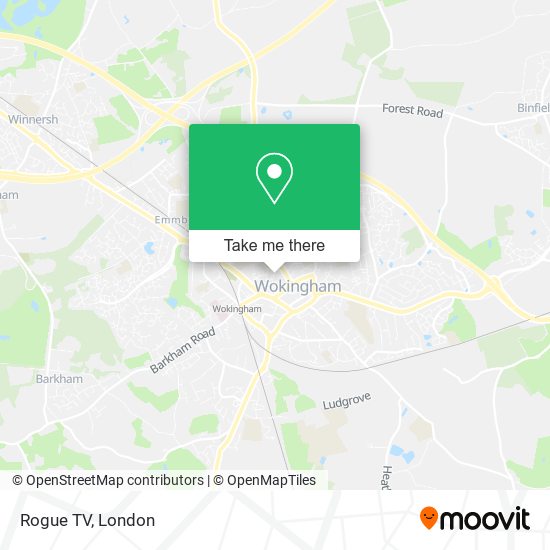 Rogue TV map