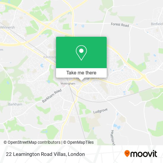 22 Leamington Road Villas map