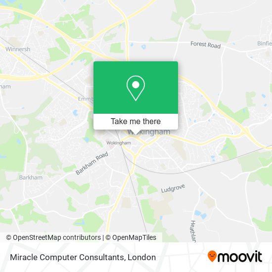 Miracle Computer Consultants map