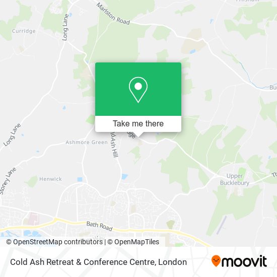Cold Ash Retreat & Conference Centre map