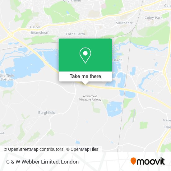 C & W Webber Limited map