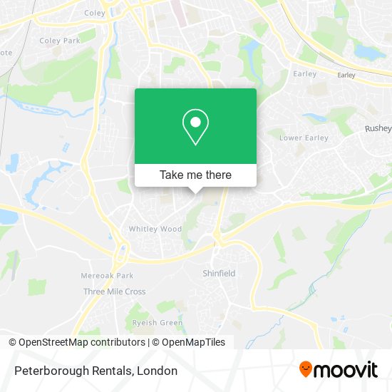 Peterborough Rentals map