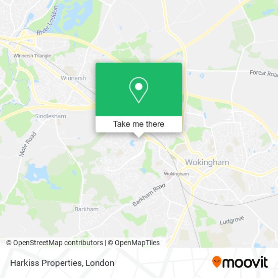 Harkiss Properties map