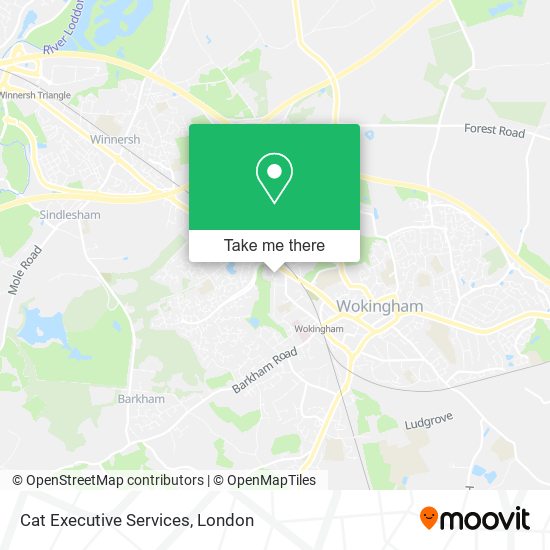 Cat Executive Services map
