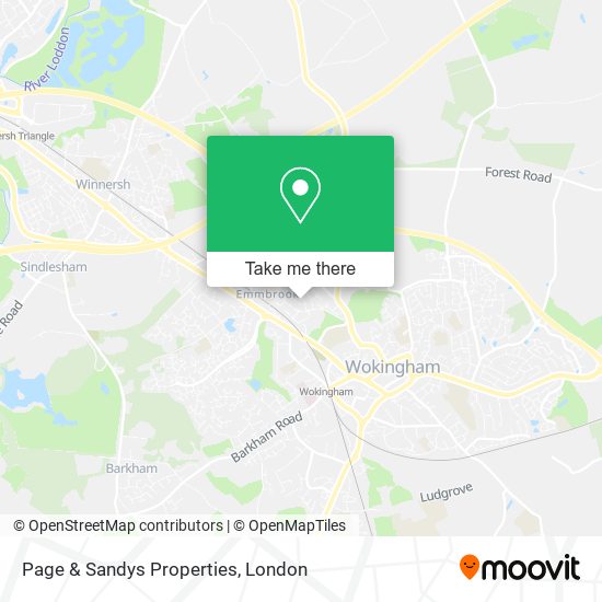 Page & Sandys Properties map