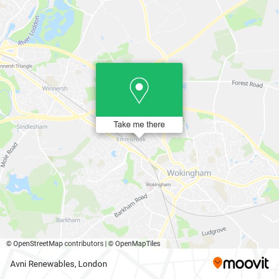 Avni Renewables map