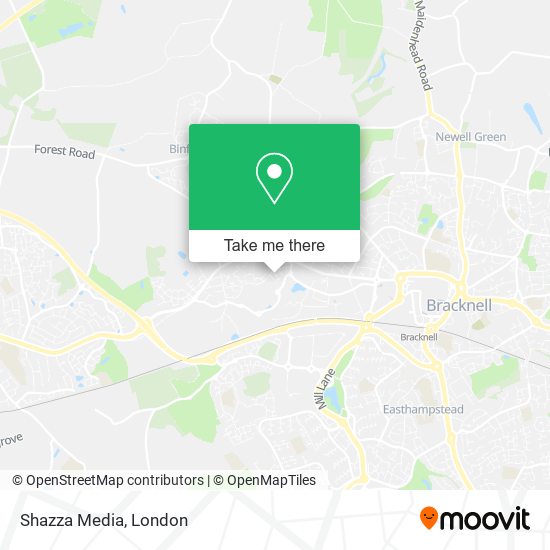 Shazza Media map