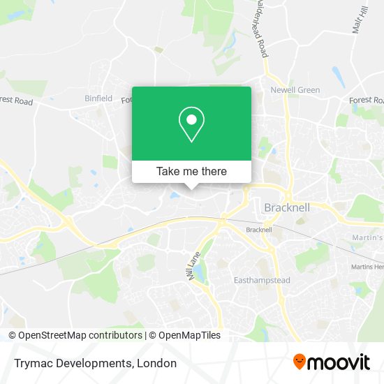 Trymac Developments map