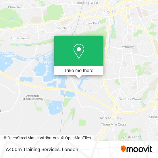 A400m Training Services map