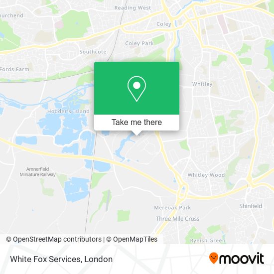 White Fox Services map