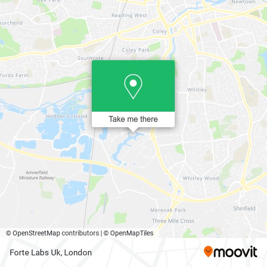 Forte Labs Uk map