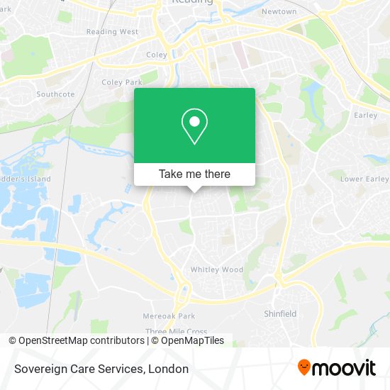 Sovereign Care Services map