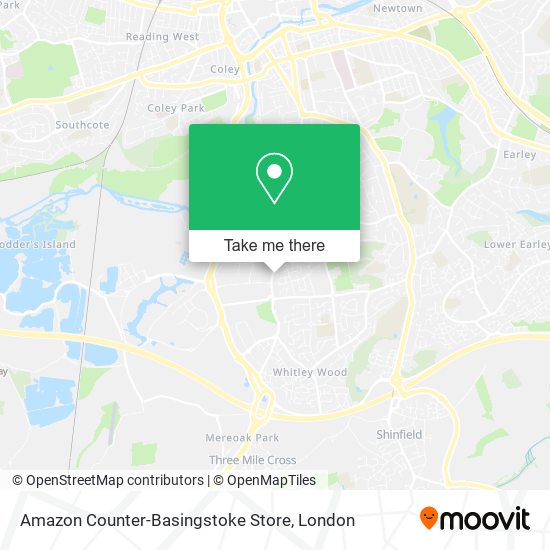 Amazon Counter-Basingstoke Store map