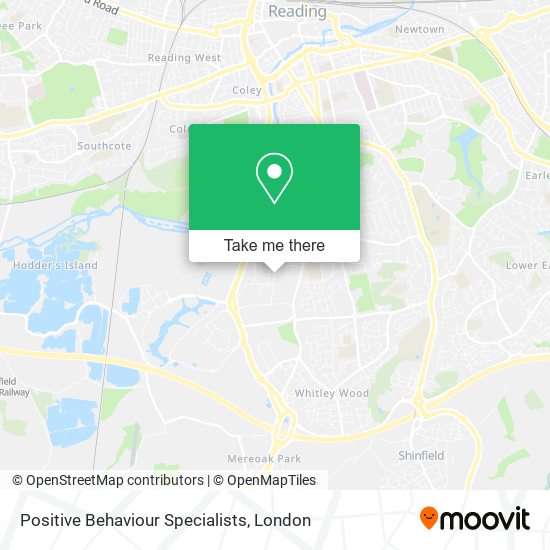 Positive Behaviour Specialists map