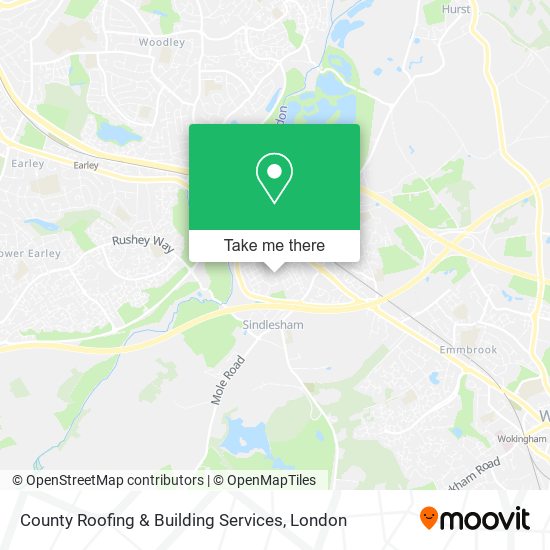 County Roofing & Building Services map