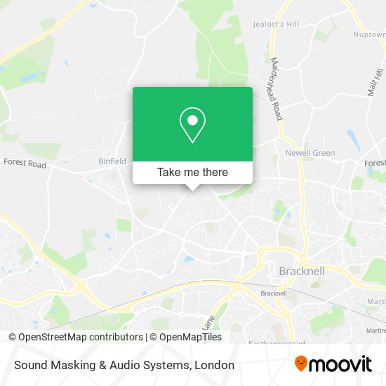 Sound Masking & Audio Systems map