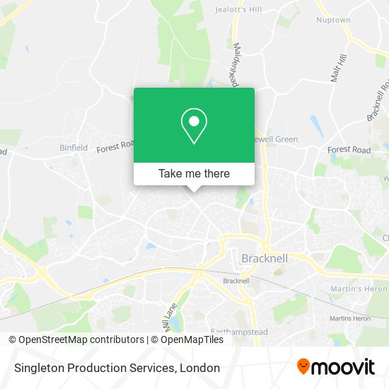 Singleton Production Services map