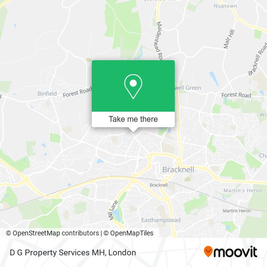 D G Property Services MH map