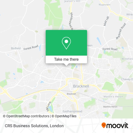 CRS Business Solutions map