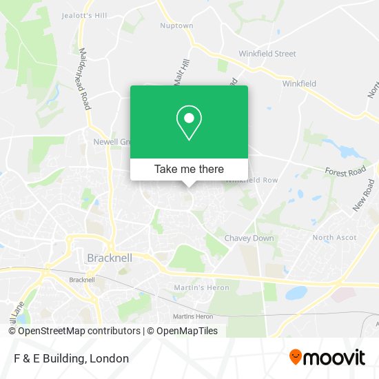 F & E Building map