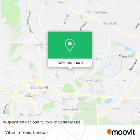 Vitamin Tonic map