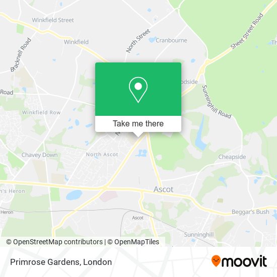 Primrose Gardens map