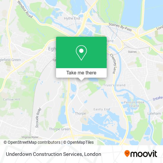 Underdown Construction Services map