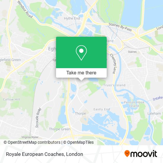 Royale European Coaches map