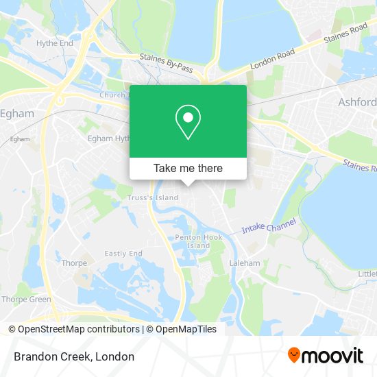 Brandon Creek map