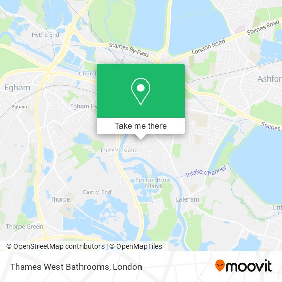 Thames West Bathrooms map
