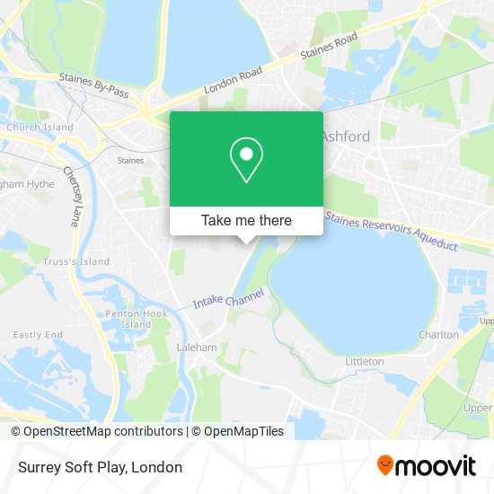 Surrey Soft Play map