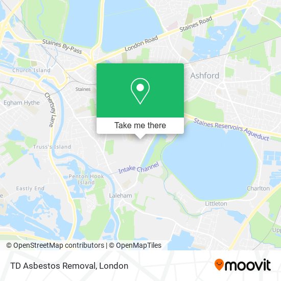 TD Asbestos Removal map