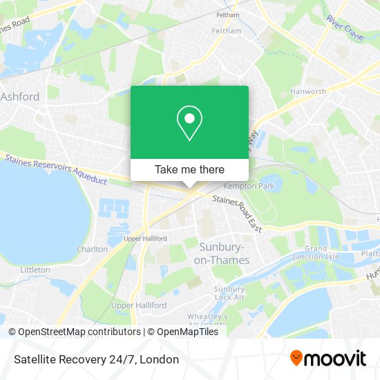Satellite Recovery 24/7 map