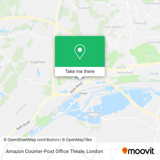 How to get to Amazon CounterPost Office Theale in West Berkshire by