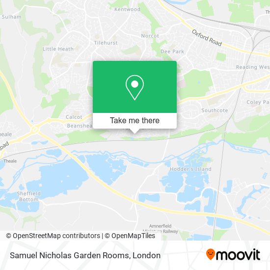 Samuel Nicholas Garden Rooms map