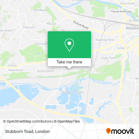 Stubborn Toad map