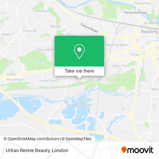 Urban Revive Beauty map